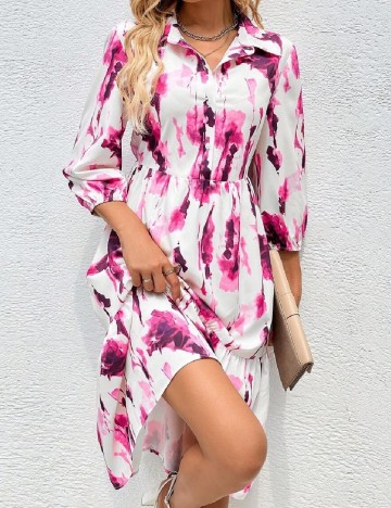 Rochie medie SHEIN, alb