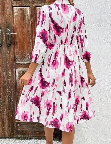 Rochie medie SHEIN, alb