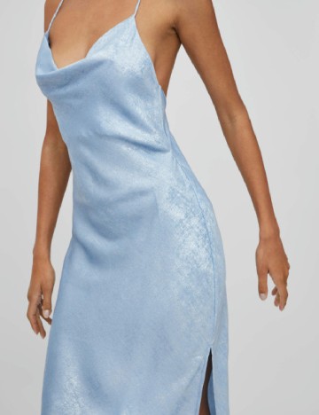 Rochie scurta Vila, bleu
