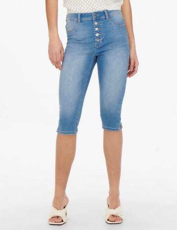 Pantaloni scurti Jacqueline de Yong, albastru