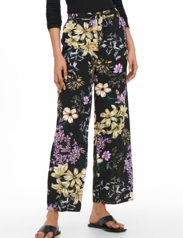 Pantaloni Only, floral print