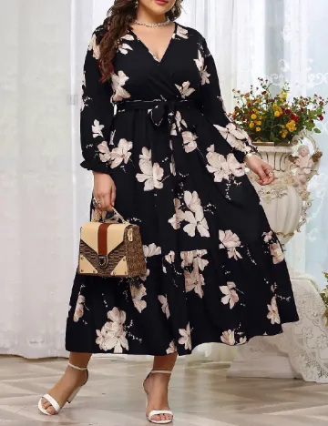 Rochie lunga SHEIN CURVE, negru