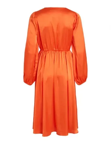 Rochie medie Vila, portocaliu