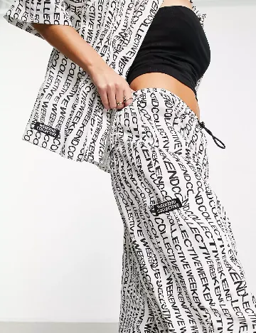 Pantaloni ASOS, alb Alb