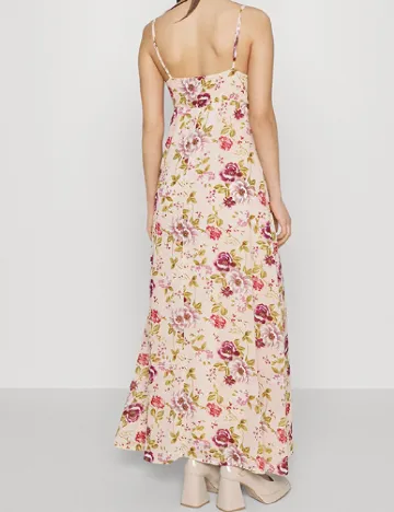 Rochie lunga Vila, floral Floral print