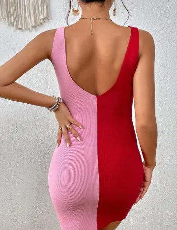 Rochie scurta SHEIN, roz