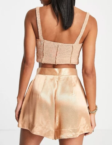 Pantaloni scurti ASOS, crem