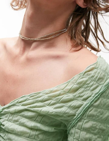 Bluza Top Shop, verde