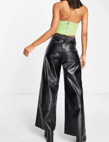 Pantaloni Reclaimed Vintage, negru