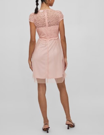 Rochie scurta Vila, roz