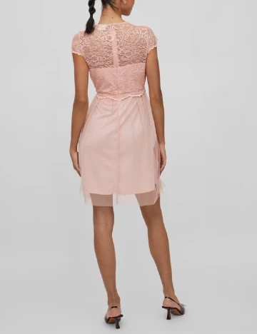 Rochie scurta Vila, roz