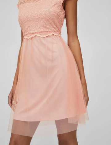 Rochie scurta Vila, roz