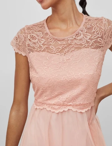 Rochie scurta Vila, roz