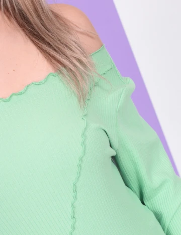 Bluza Pieces, verde