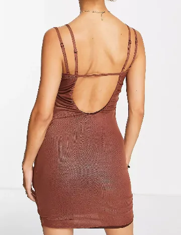 Rochie scurta Top Shop, maro