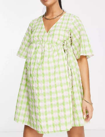 Rochie scurta Asos Maternity, verde