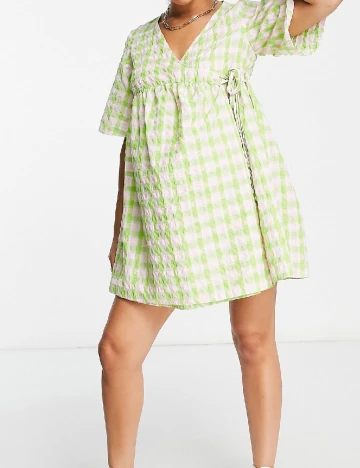 Rochie scurta Asos Maternity, verde