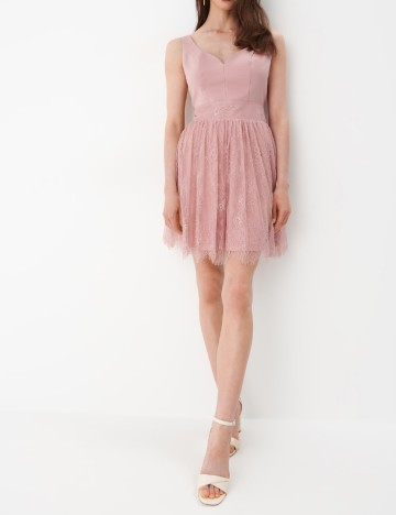 Rochie scurta Mohito, roz