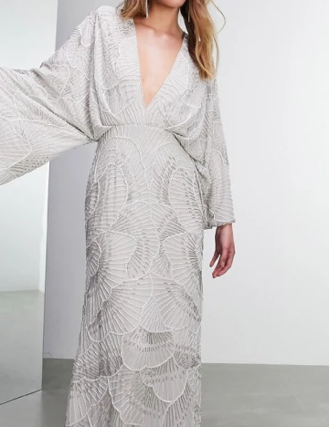 Rochie lunga ASOS, gri Gri