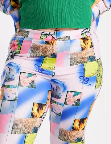 Pantaloni ASOS Curve, mix culori