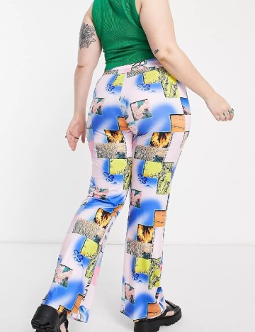 Pantaloni ASOS Curve, mix culori