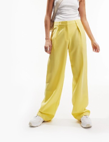 Pantaloni ASOS, galben