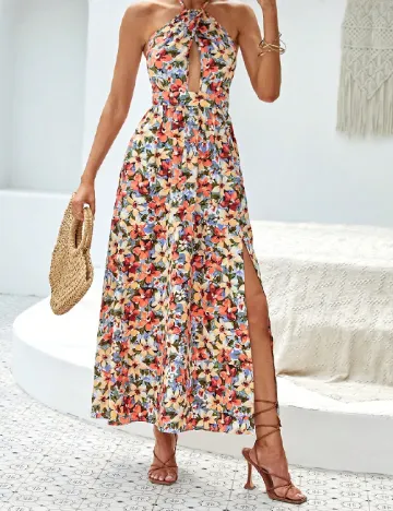 Rochie lunga SHEIN, floral print