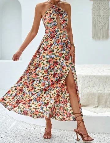 Rochie lunga SHEIN, floral print