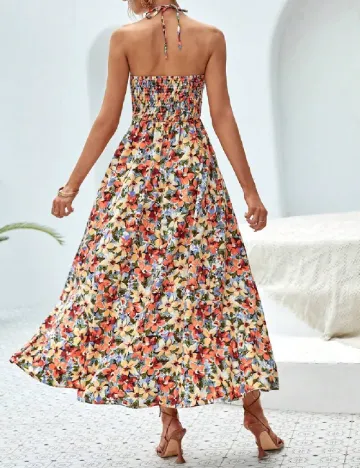 Rochie lunga SHEIN, floral print