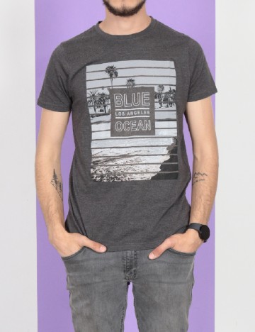 Tricou Milano Bulls, gri