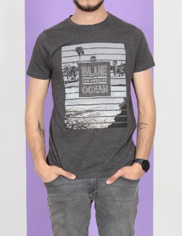 Tricou Milano Bulls, gri