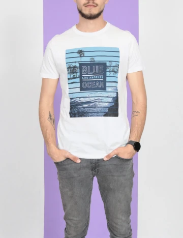 Tricou Milano Bulls, alb