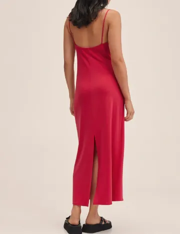 Rochie lunga Mango, roz