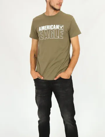 Tricou American Eagle, verde