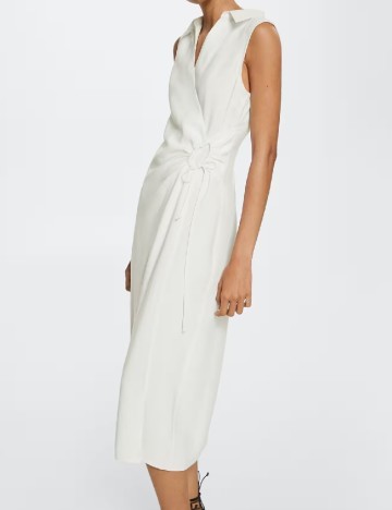 Rochie medie Mango, alb
