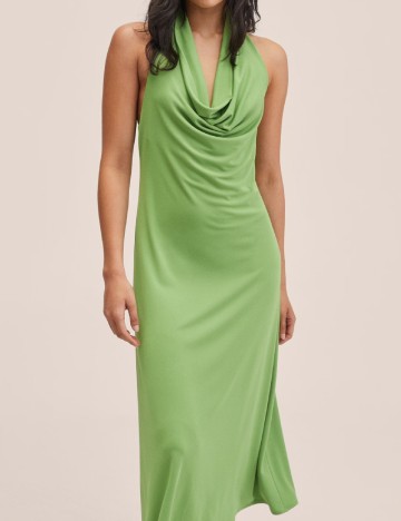 Rochie medie Mango, verde
