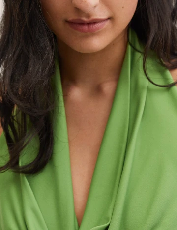 Rochie medie Mango, verde