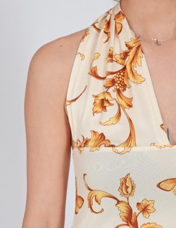 Rochie scurta SHEIN, crem