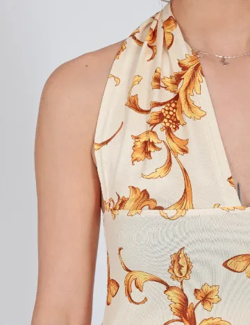 Rochie scurta SHEIN, crem