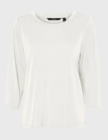 Bluza Vero Moda Curve, alb
