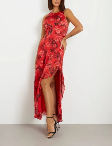 Rochie lunga Guess, rosu
