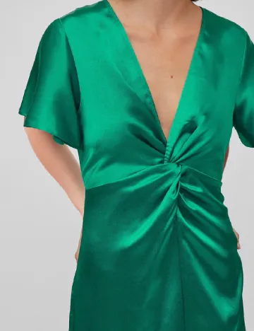 Rochie lunga Vila, verde