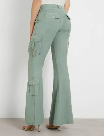 Pantaloni Guess, verde