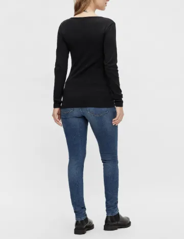 Bluza Mamalicious Plus Size, negru
