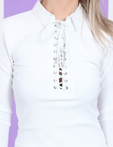 Rochie scurta Guess, alb