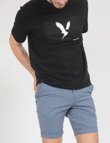Pantaloni scurti Selected, albastru