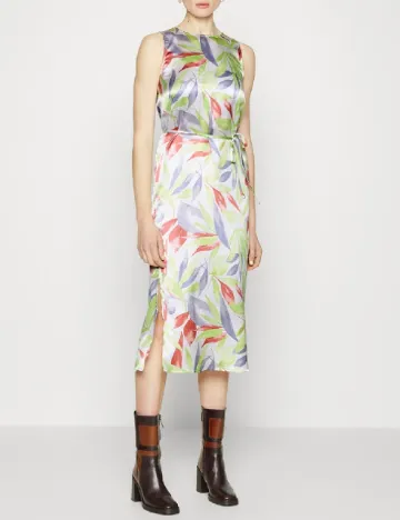 Rochie medie Vila, verde