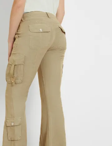 Pantaloni Guess, crem