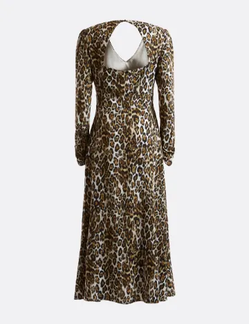 Rochie medie Guess, animal print