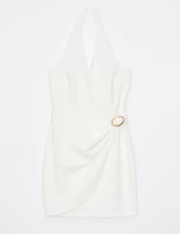 Rochie scurta Mohito, alb